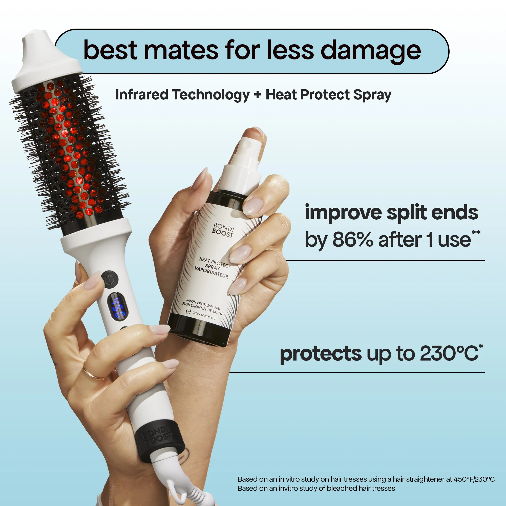 INFRARED THERMAL BOUNCE BRUSH + FREE DRY SHAMPOO KIT - Image 11