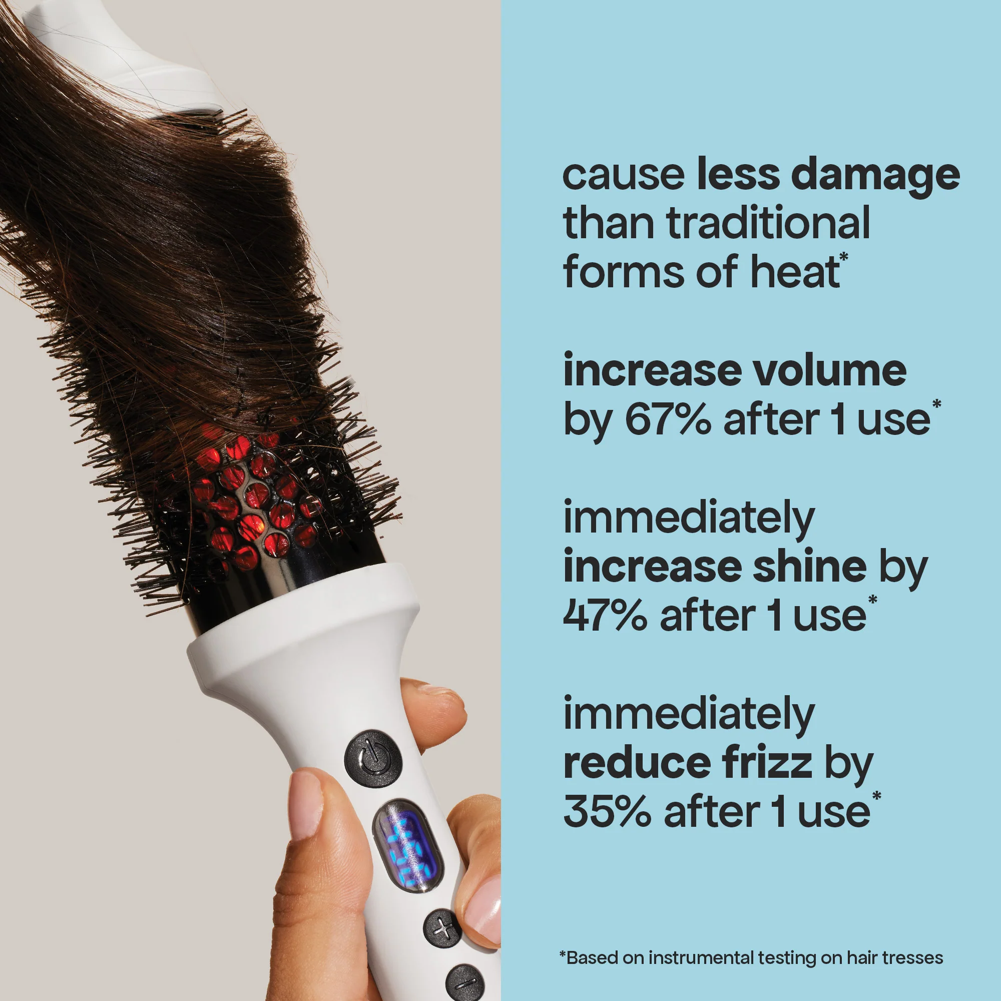 INFRARED THERMAL BOUNCE BRUSH + FREE DRY SHAMPOO KIT - Image 13