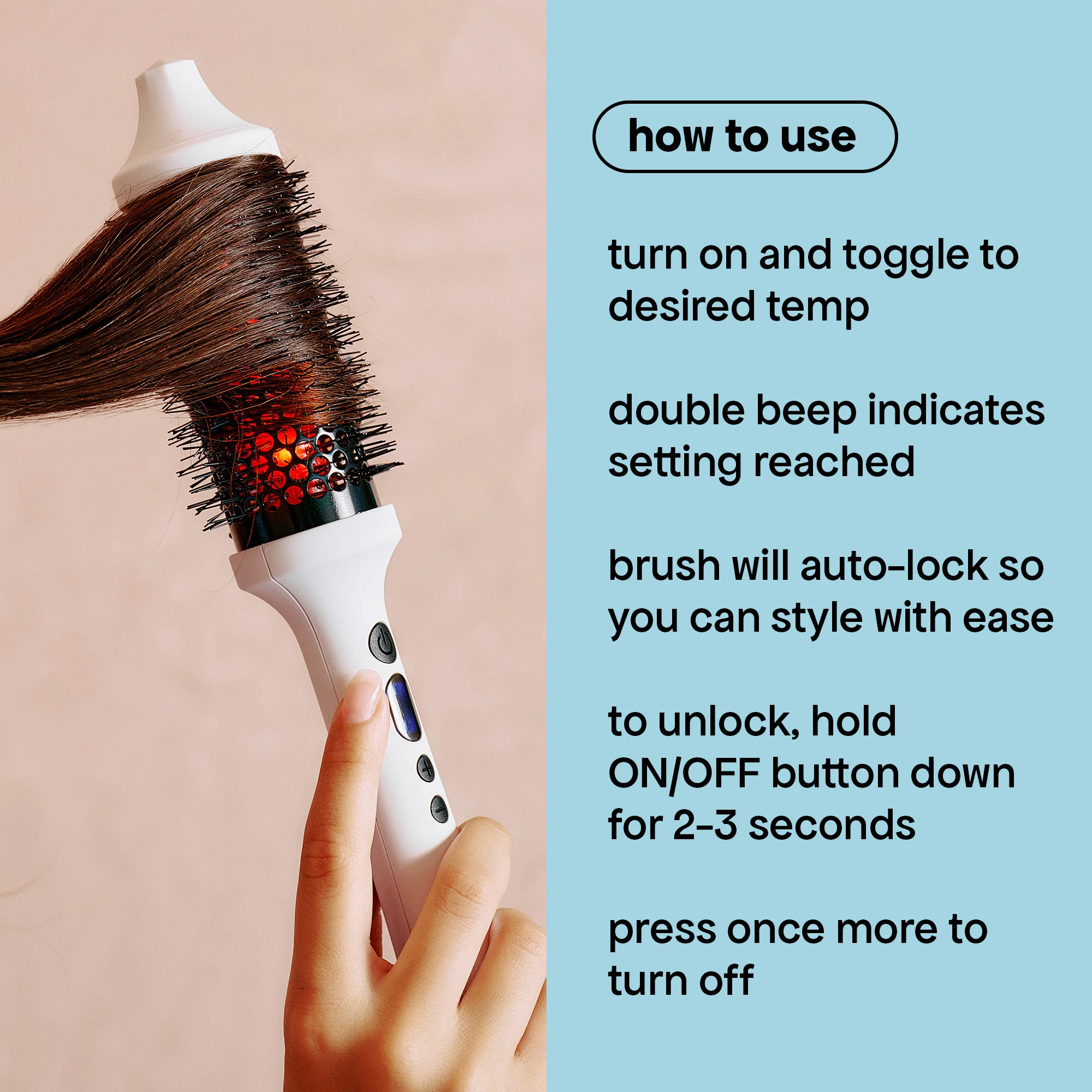 INFRARED THERMAL BOUNCE BRUSH + FREE DRY SHAMPOO KIT - Image 4